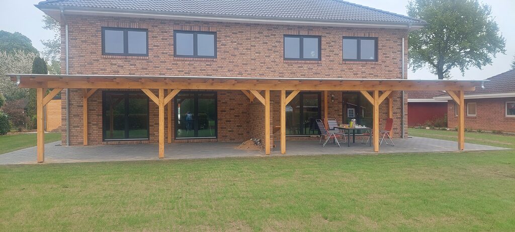 terrassenüberdachung aus holz