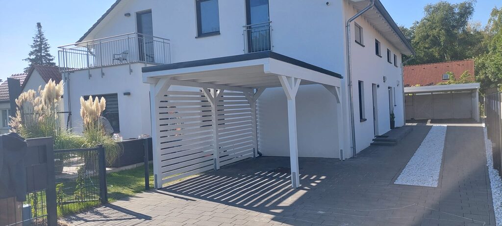 einzelcarport holz