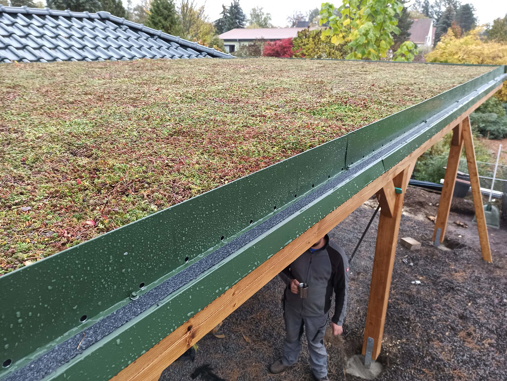 gründach auf carport