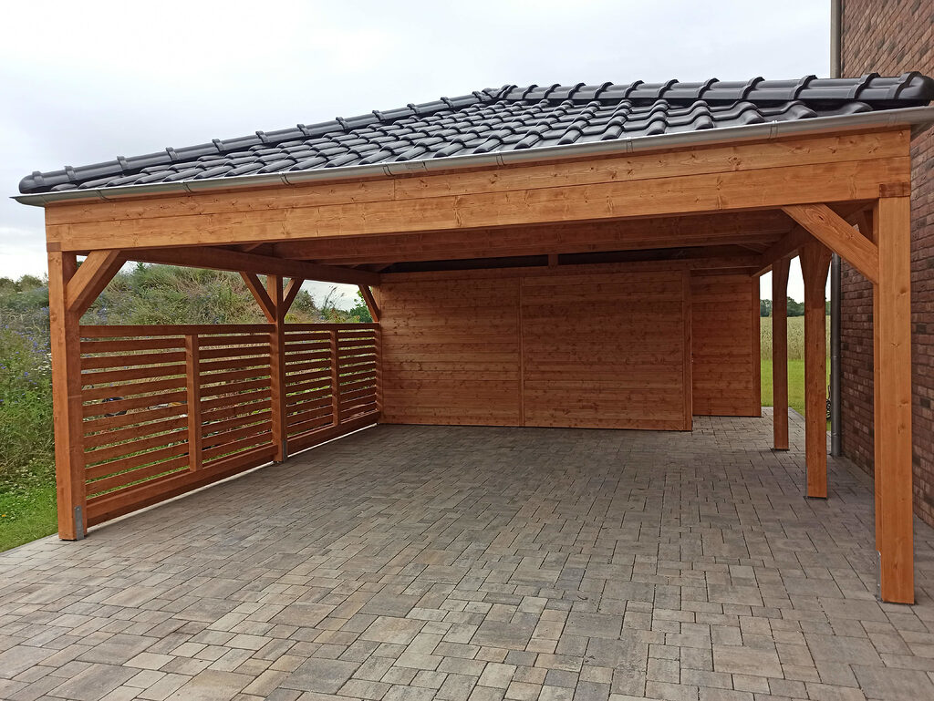 walmdach carport