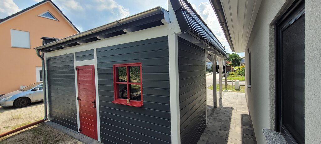 Carport streichen
